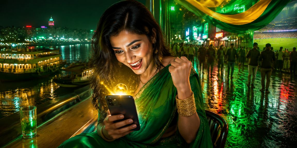 ঈদ উৎসবে বারিশালের মোবাইল ক্যাসিনোর আলোকসজ্জা